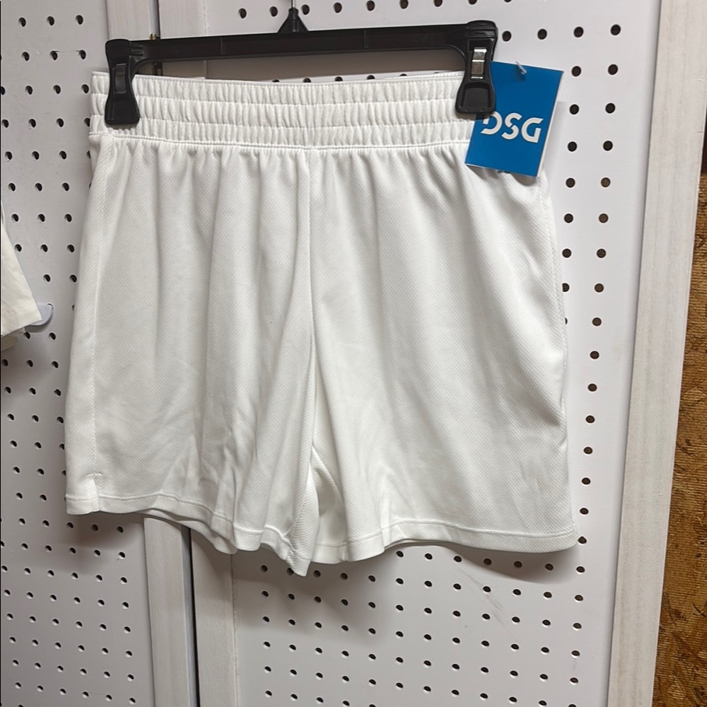 89. DSG Girls  White Athletic Shorts